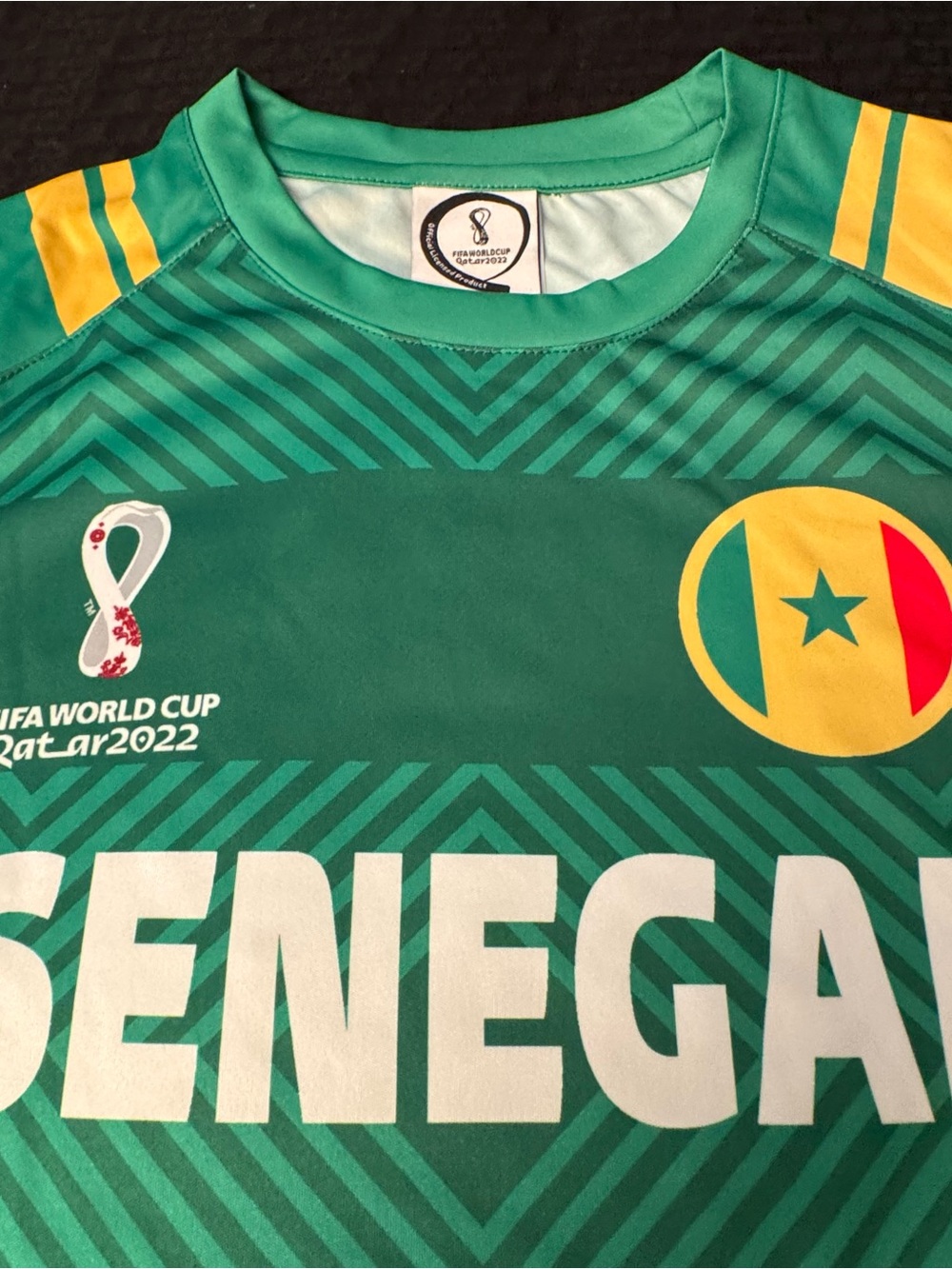 NEW! Senegal Africa FIFA World Cup 2022 Youth Soccer Jersey Size Medium 10/12